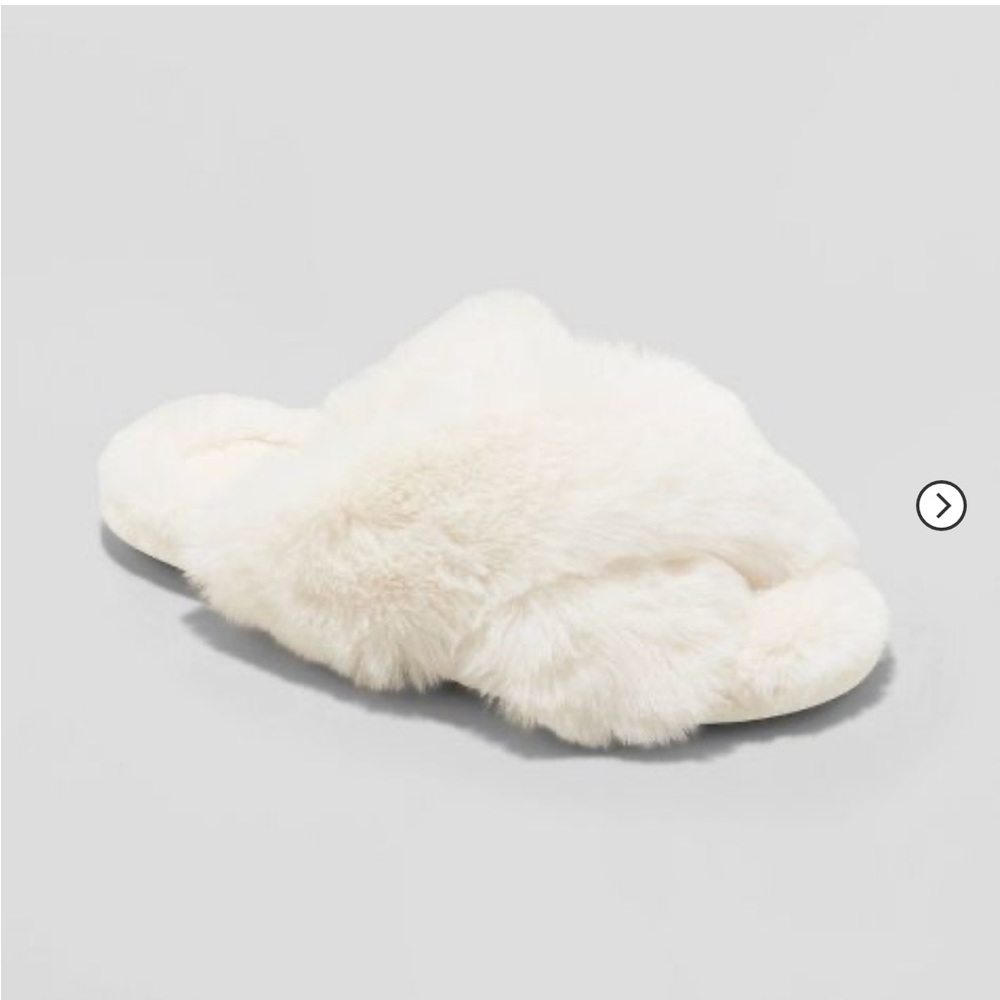 Plush Bridal Slippers